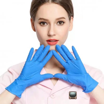 IAP純天然丁晴手套(藍色)100個(S/M/L碼)Nitrile Gloves